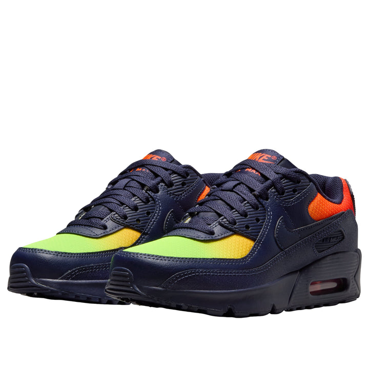 NIKE AIR MAX 90 LTR LEMON VENOM BLACKENED BLUE GS