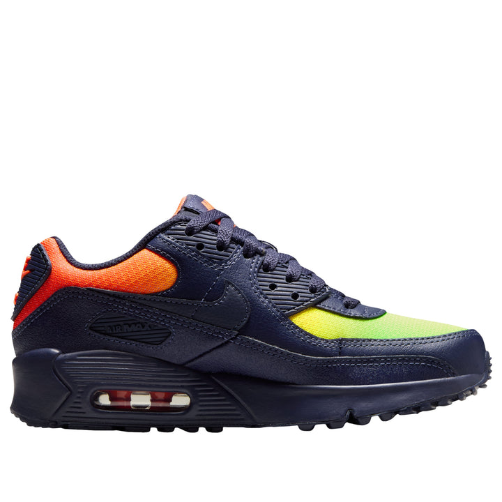NIKE AIR MAX 90 LTR LEMON VENOM BLACKENED BLUE GS