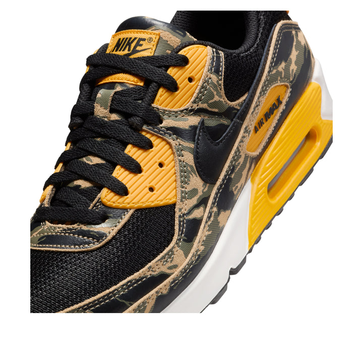 NIKE AIR MAX 90 PREMIUM BLACK UNIVERSITY GOLD CAMO