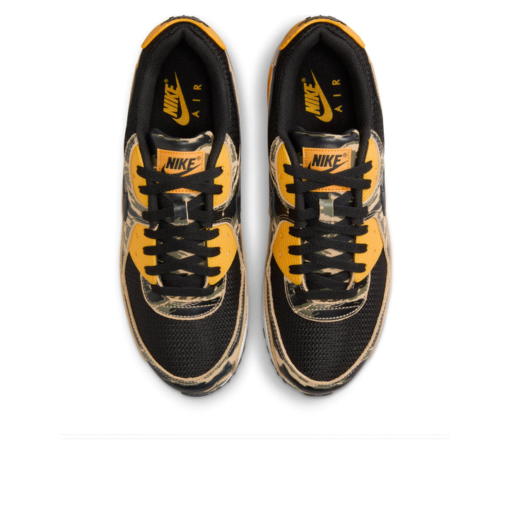 NIKE AIR MAX 90 PREMIUM BLACK UNIVERSITY GOLD CAMO