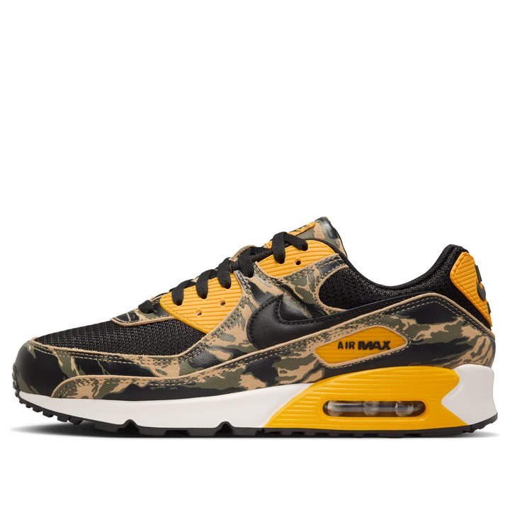 NIKE AIR MAX 90 PREMIUM BLACK UNIVERSITY GOLD CAMO