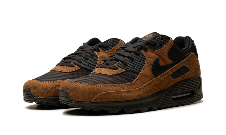 NIKE AIR MAX 90 PREMIUM LIGHT BRITISH TAN VELVET BROWN