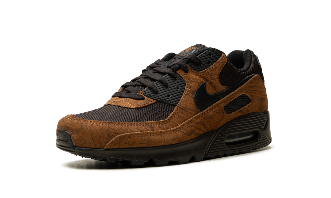 NIKE AIR MAX 90 PREMIUM LIGHT BRITISH TAN VELVET BROWN