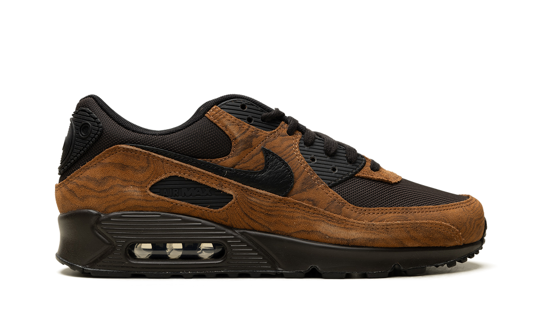 NIKE AIR MAX 90 PREMIUM LIGHT BRITISH TAN VELVET BROWN