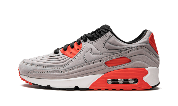 NIKE AIR MAX 90 QS LUX NIGHT SILVER BRIGHT CRIMSON