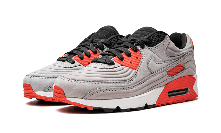 NIKE AIR MAX 90 QS LUX NIGHT SILVER BRIGHT CRIMSON