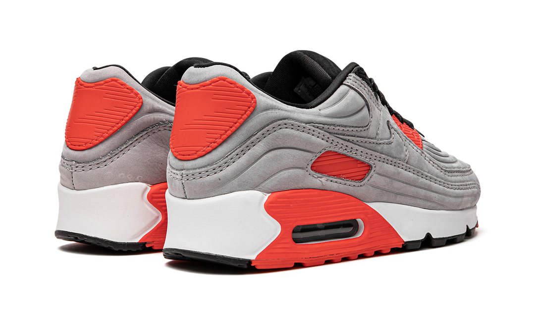 NIKE AIR MAX 90 QS LUX NIGHT SILVER BRIGHT CRIMSON