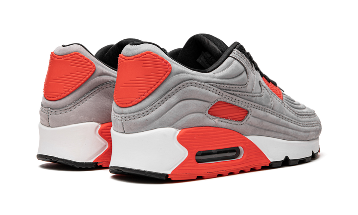 NIKE AIR MAX 90 QS LUX NIGHT SILVER BRIGHT CRIMSON