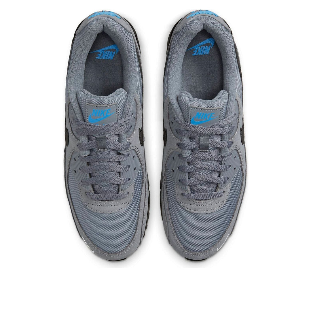 NIKE AIR MAX 90 SMOKE GREY LIGHT PHOTO BLUE
