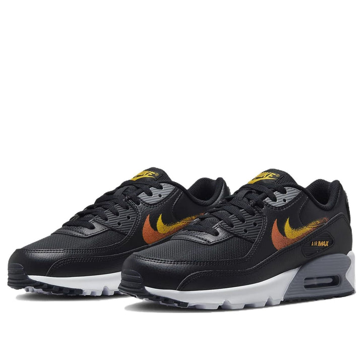 NIKE AIR MAX 90 SPRAY PAINT SWOOSH UNIVERSITY