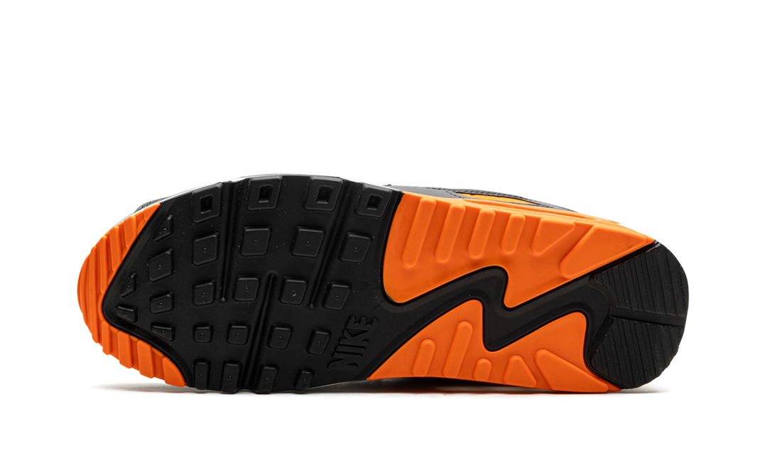 NIKE AIR MAX 90 SUMMIT WHITE SAFETY ORANGE DARK SMOKE GREY SMOKE GREY
