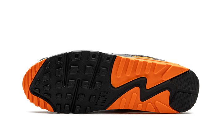 NIKE AIR MAX 90 SUMMIT WHITE SAFETY ORANGE DARK SMOKE GREY SMOKE GREY