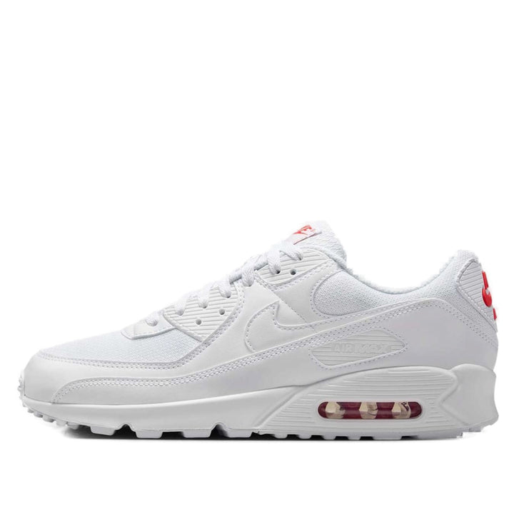 NIKE AIR MAX 90 WHITE LIGHT CRIMSON