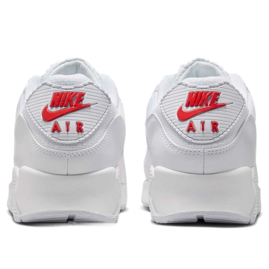 NIKE AIR MAX 90 WHITE LIGHT CRIMSON