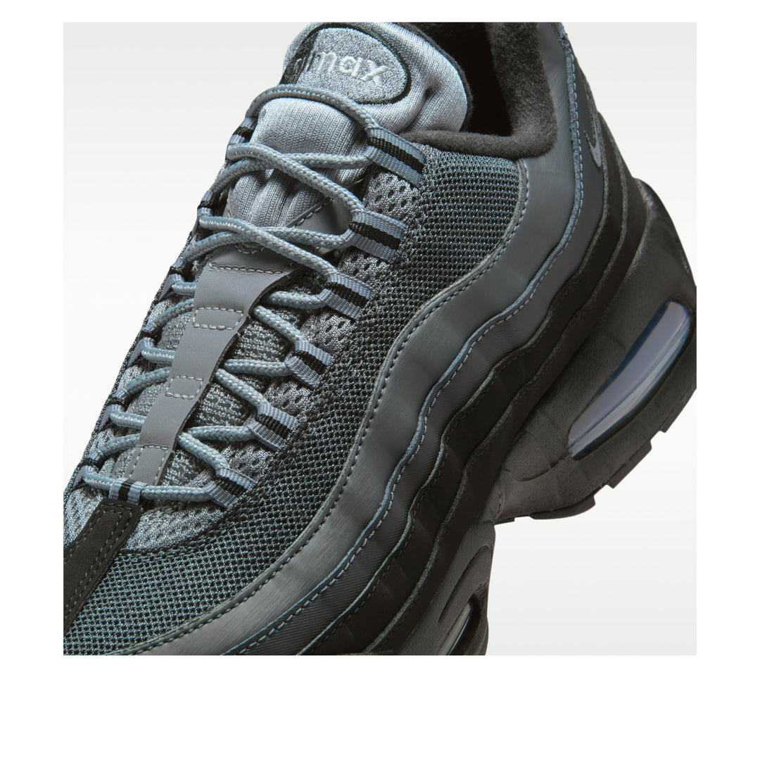 NIKE AIR MAX 95 'BIG BUBBLE - BLACK METALLIC SILVER'