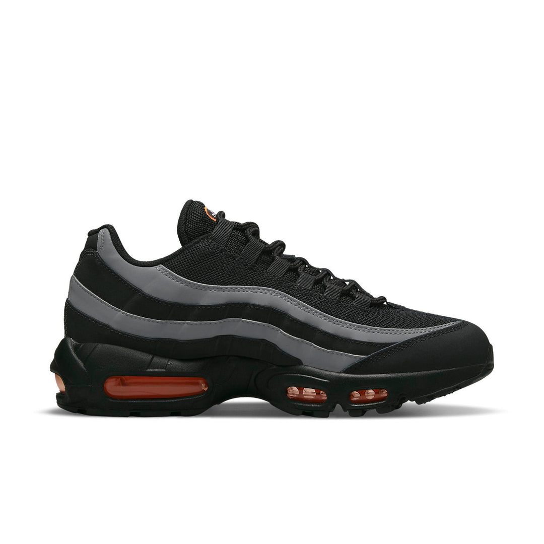 NIKE AIR MAX 95 BLACK GREY SAFETY ORANGE
