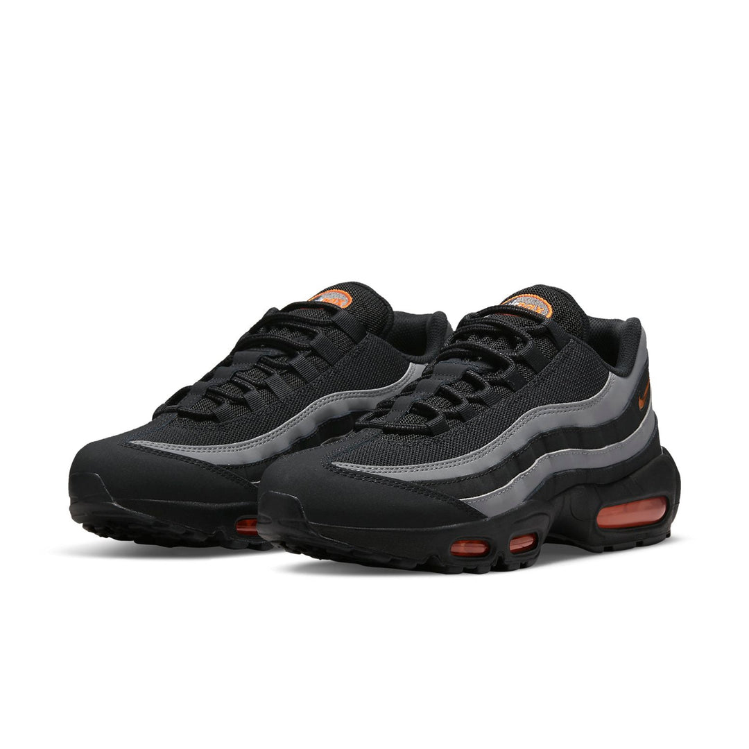 NIKE AIR MAX 95 BLACK GREY SAFETY ORANGE