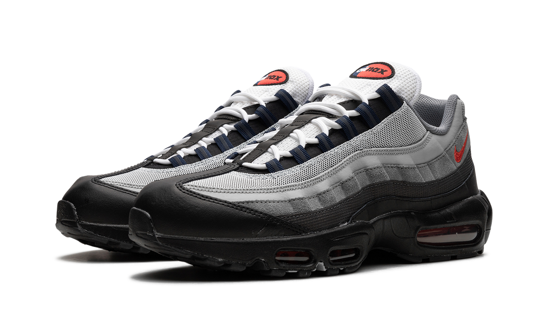 NIKE AIR MAX 95 BLACK TRACK RED