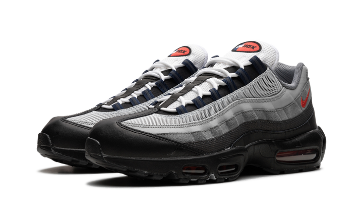 NIKE AIR MAX 95 BLACK TRACK RED