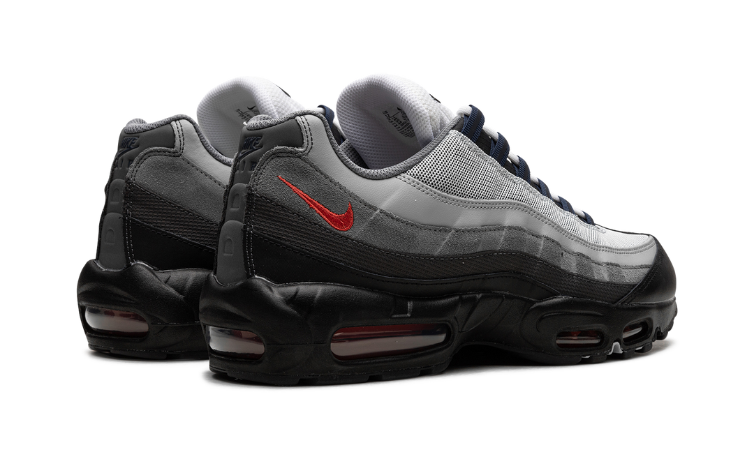 NIKE AIR MAX 95 BLACK TRACK RED