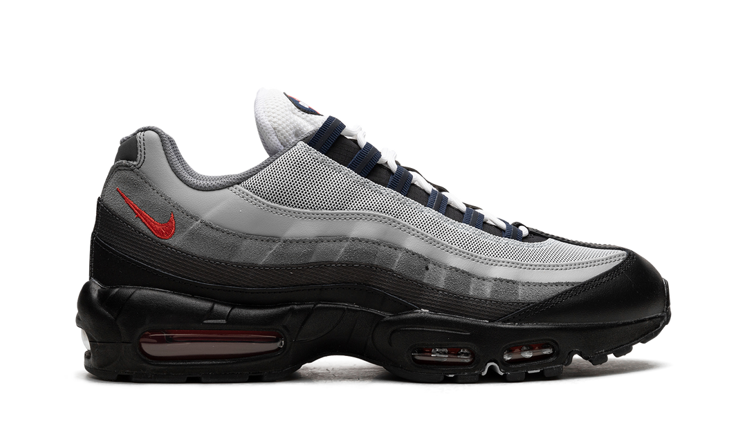 NIKE AIR MAX 95 BLACK TRACK RED