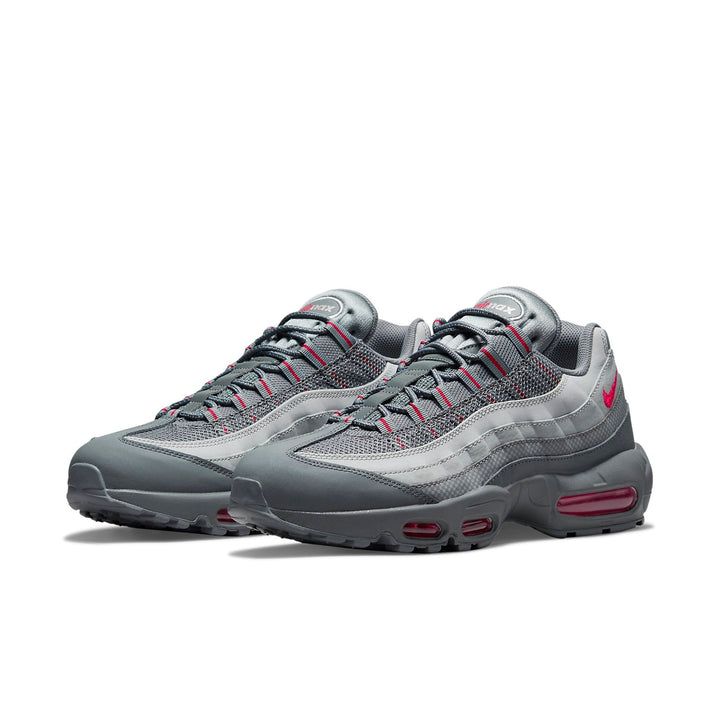 NIKE AIR MAX 95 ESSENTIAL SMOKE GREY UNIVERSITY RED