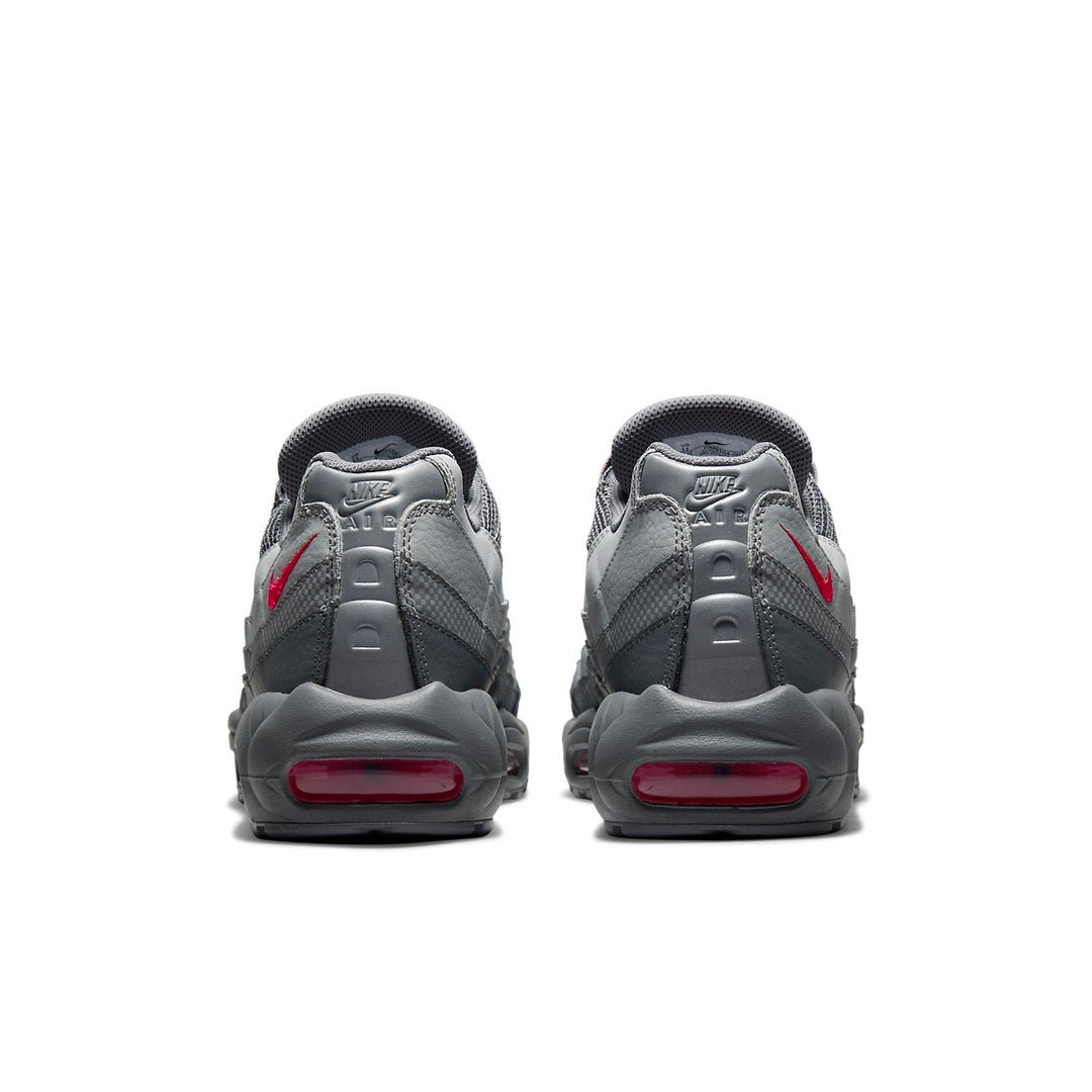 NIKE AIR MAX 95 ESSENTIAL SMOKE GREY UNIVERSITY RED
