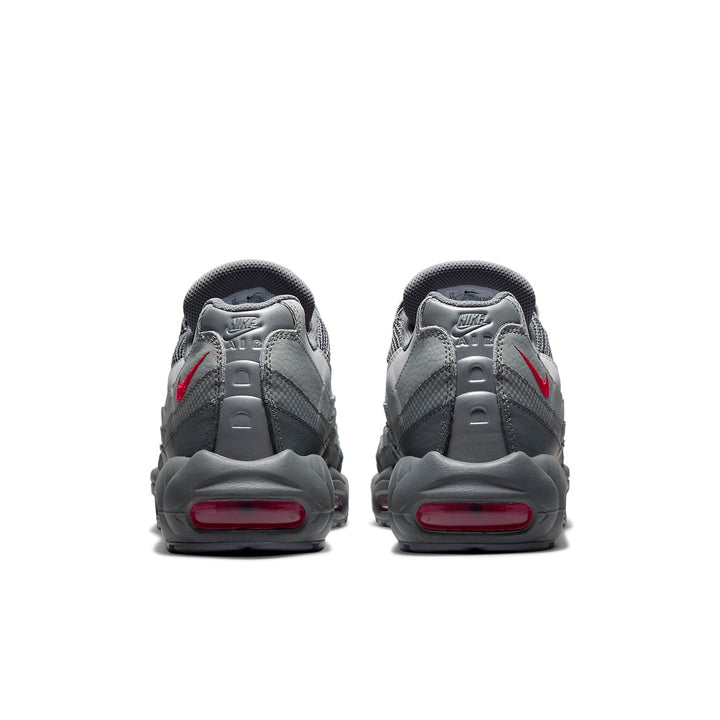 NIKE AIR MAX 95 ESSENTIAL SMOKE GREY UNIVERSITY RED