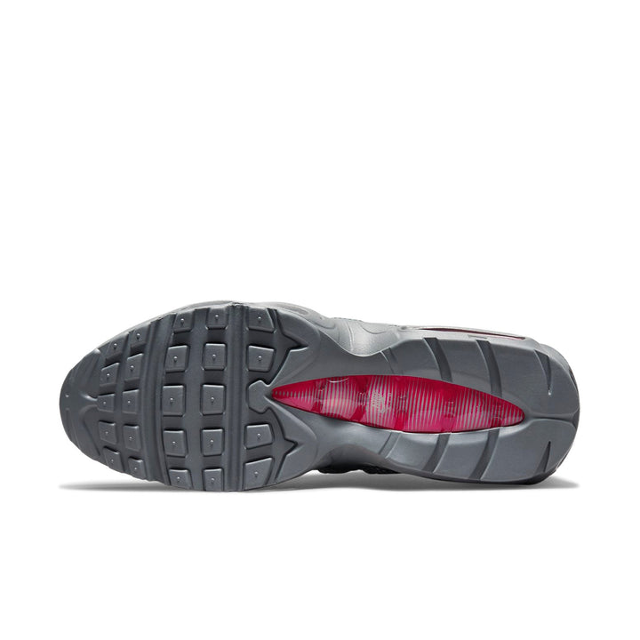 NIKE AIR MAX 95 ESSENTIAL SMOKE GREY UNIVERSITY RED