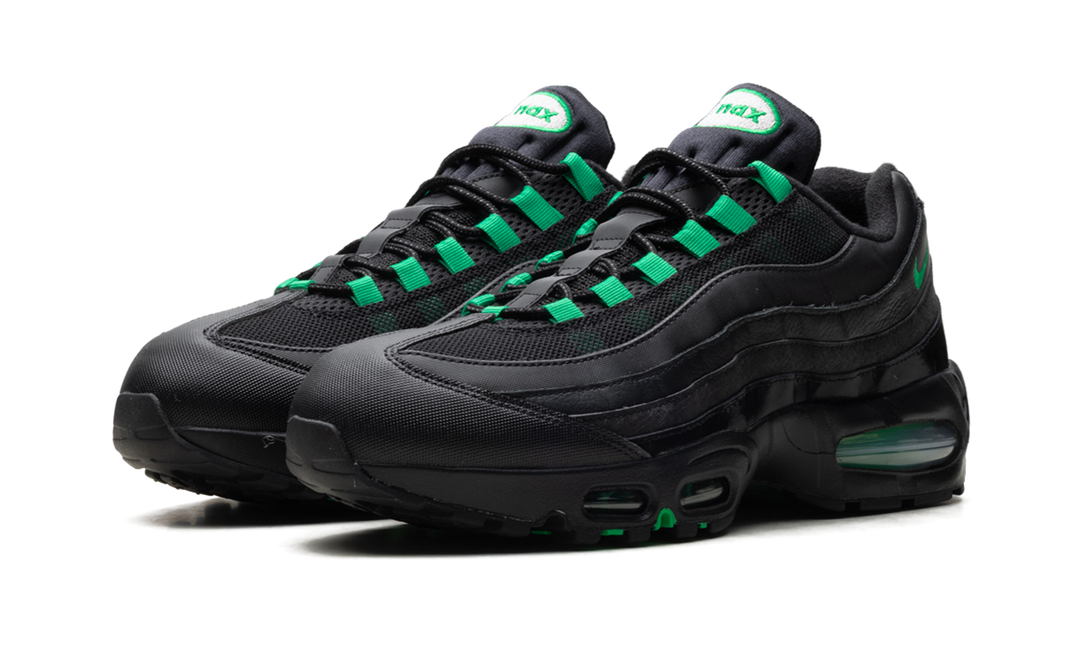 NIKE AIR MAX 95 OG BIG BUBBLE BLACK GREEN SHOCK — Stock 