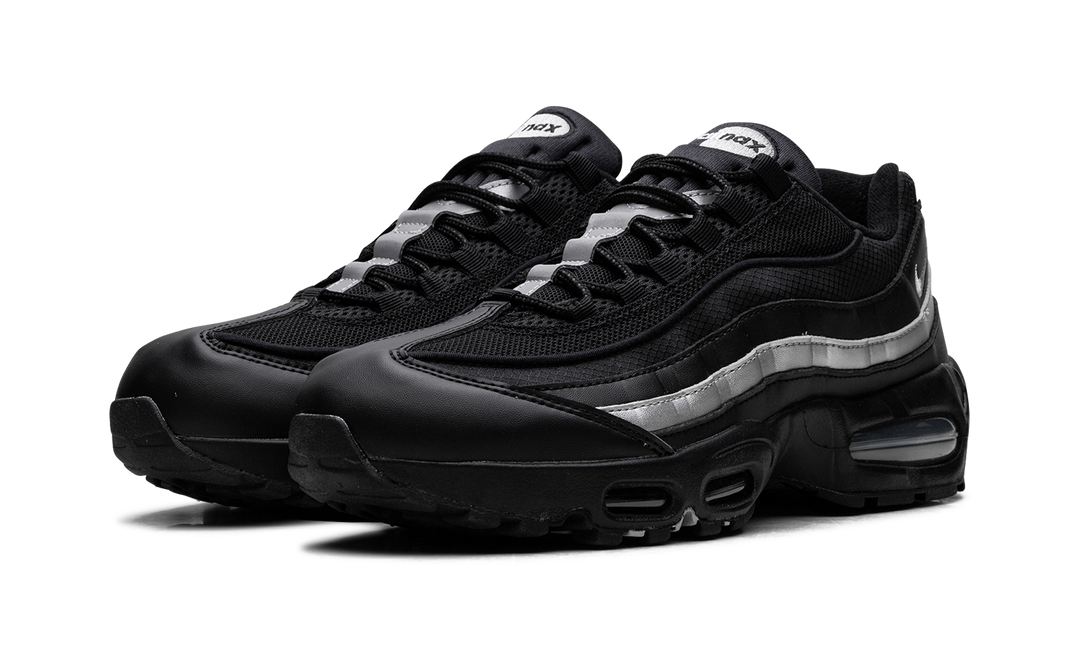 NIKE AIR MAX 95 OG BIG BUBBLE BLACK WHITE METALLIC SILVER