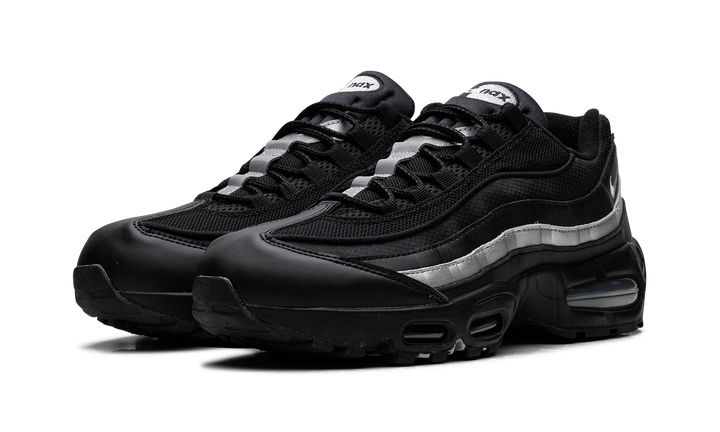 NIKE AIR MAX 95 OG BIG BUBBLE BLACK WHITE METALLIC SILVER