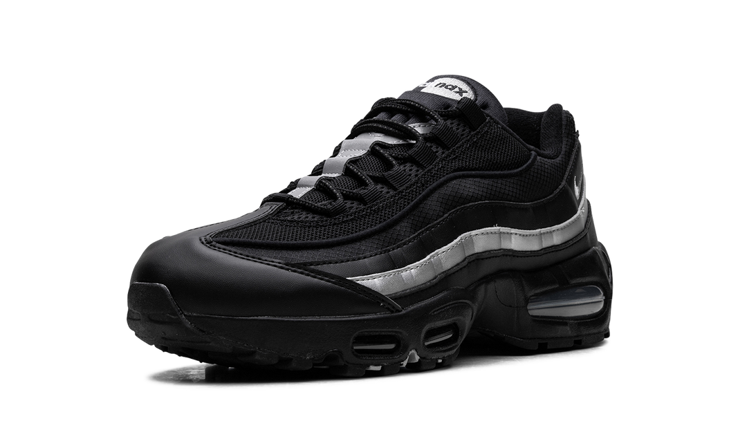 NIKE AIR MAX 95 OG BIG BUBBLE BLACK WHITE METALLIC SILVER