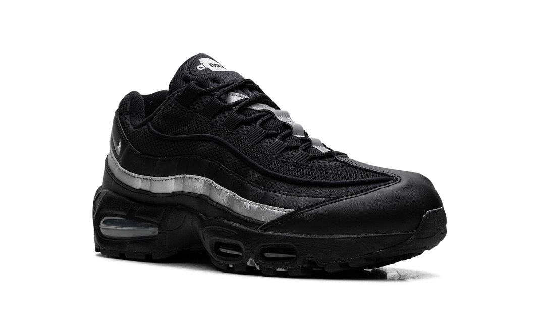 NIKE AIR MAX 95 OG BIG BUBBLE BLACK WHITE METALLIC SILVER