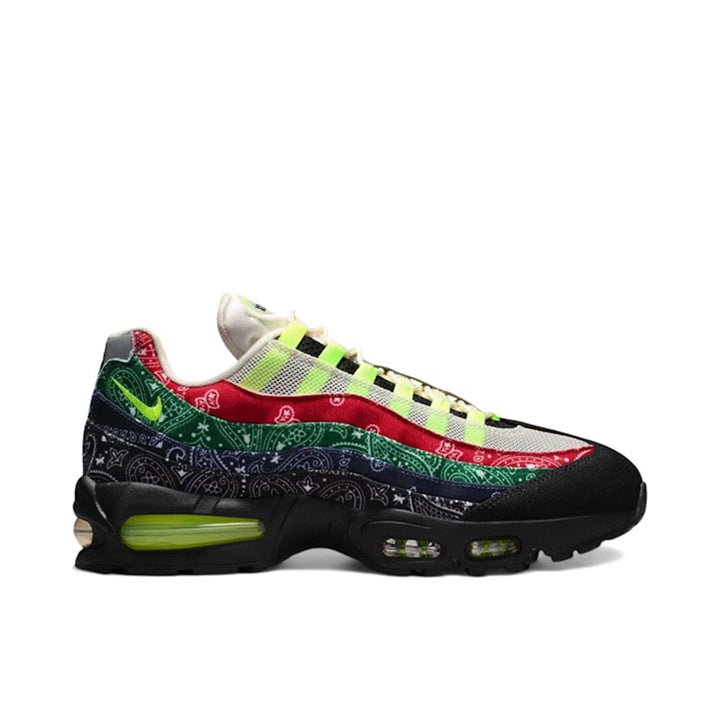 NIKE AIR MAX 95 OG BIG BUBBLE NEON PAISLEY BANDANA — Stock 