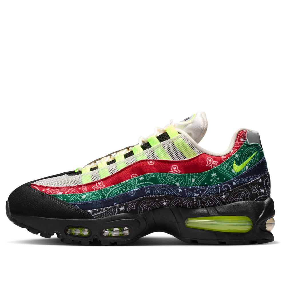 NIKE AIR MAX 95 OG BIG BUBBLE NEON PAISLEY BANDANA — Stock #2