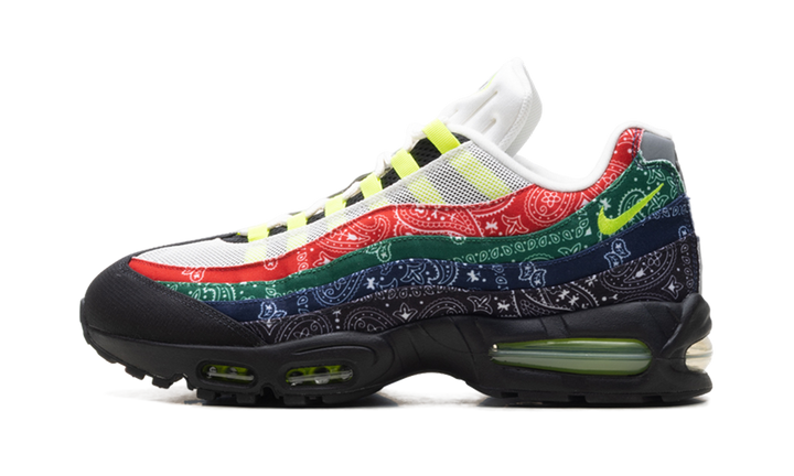 NIKE AIR MAX 95 OG BIG BUBBLE NEON PAISLEY BANDANA — Stock 