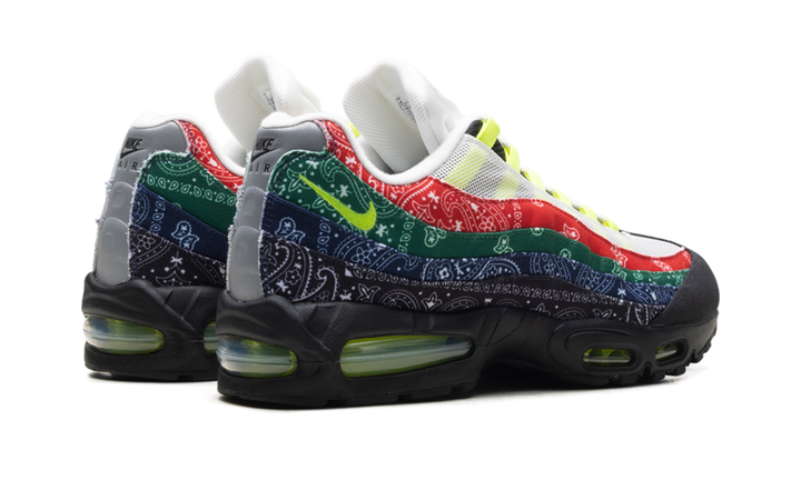 NIKE AIR MAX 95 OG BIG BUBBLE NEON PAISLEY BANDANA — Stock 