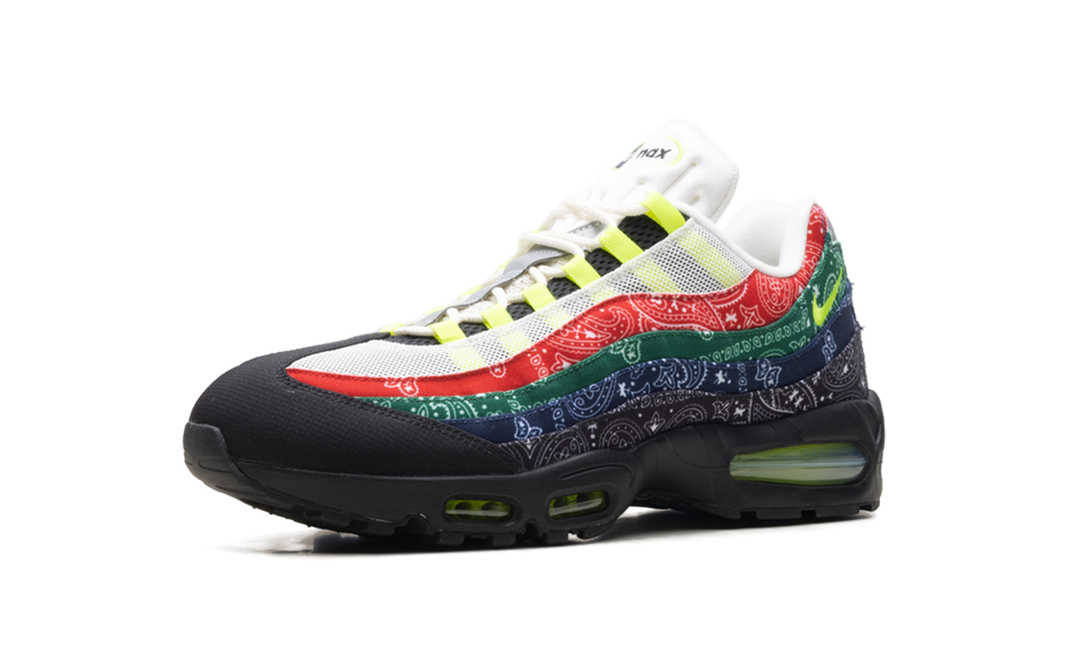 NIKE AIR MAX 95 OG BIG BUBBLE NEON PAISLEY BANDANA — Stock 