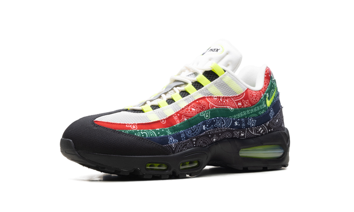 NIKE AIR MAX 95 OG BIG BUBBLE NEON PAISLEY BANDANA — Stock 