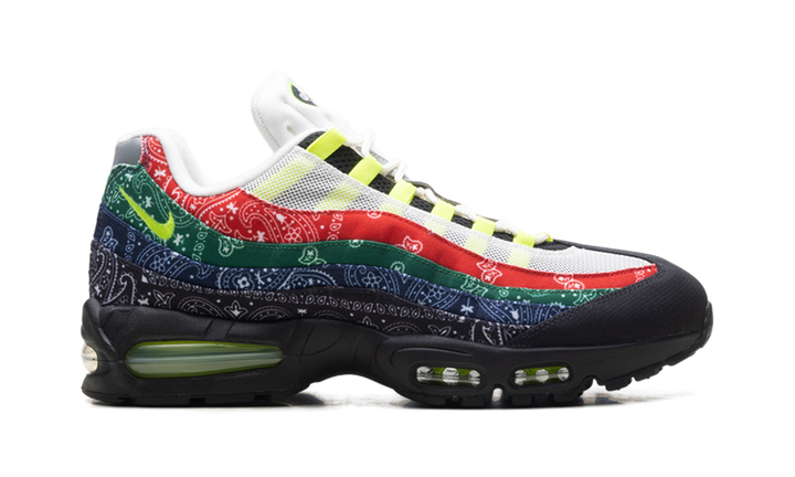 NIKE AIR MAX 95 OG BIG BUBBLE NEON PAISLEY BANDANA — Stock 