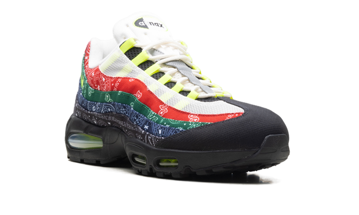 NIKE AIR MAX 95 OG BIG BUBBLE NEON PAISLEY BANDANA — Stock 