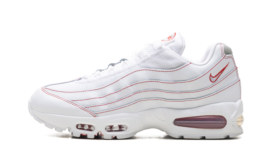 NIKE AIR MAX 95 OG BIG BUBBLE WHITE UNIVERSITY RED