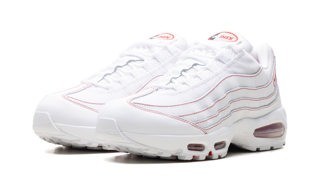 NIKE AIR MAX 95 OG BIG BUBBLE WHITE UNIVERSITY RED