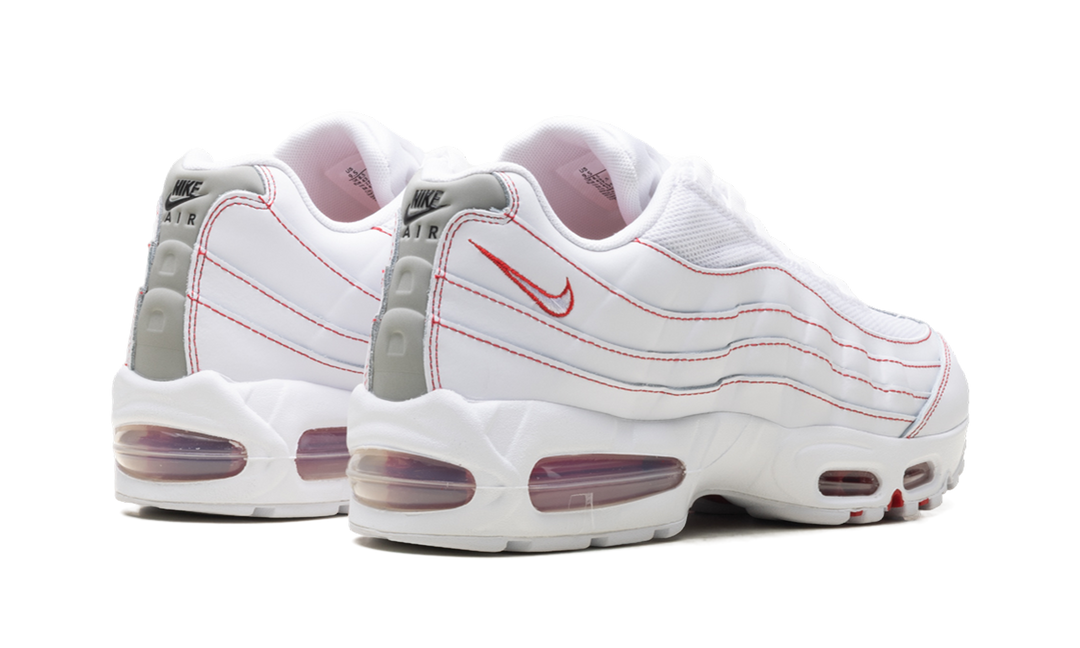 NIKE AIR MAX 95 OG BIG BUBBLE WHITE UNIVERSITY RED