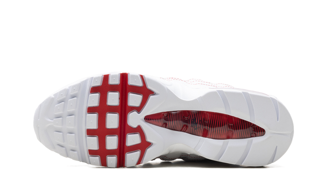 NIKE AIR MAX 95 OG BIG BUBBLE WHITE UNIVERSITY RED