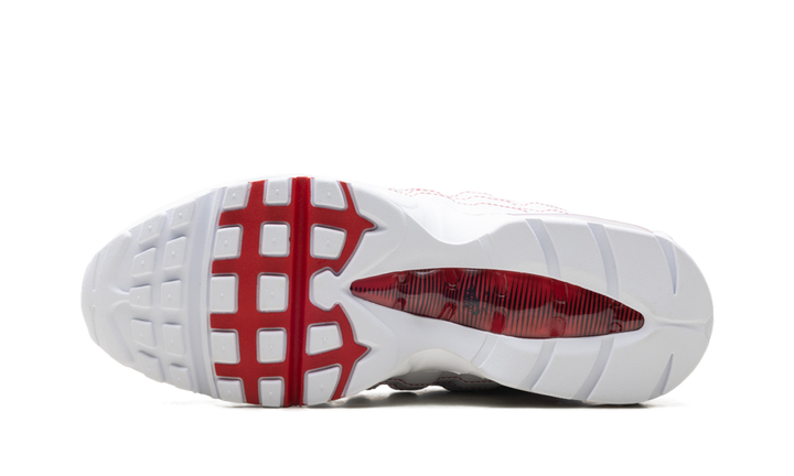 NIKE AIR MAX 95 OG BIG BUBBLE WHITE UNIVERSITY RED