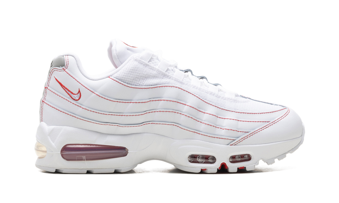 NIKE AIR MAX 95 OG BIG BUBBLE WHITE UNIVERSITY RED