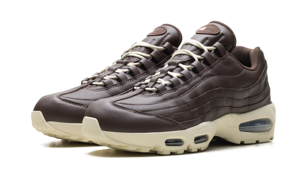 NIKE AIR MAX 95 QS BIG BUBBLE BAROQUE BROWN LEATHER