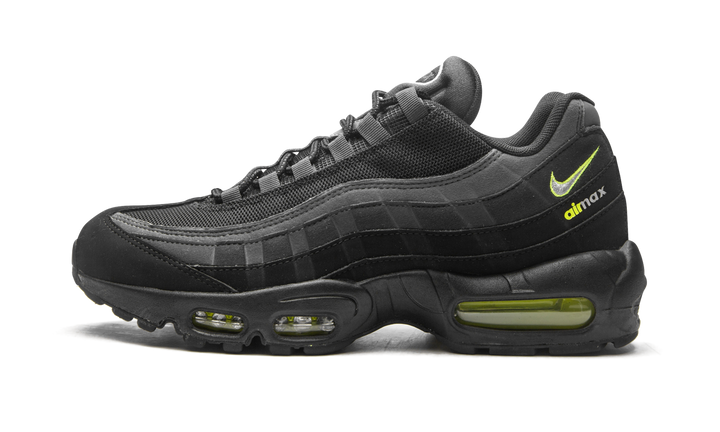 NIKE AIR MAX 95 RETRO LOGO BLACK GREY VOLT